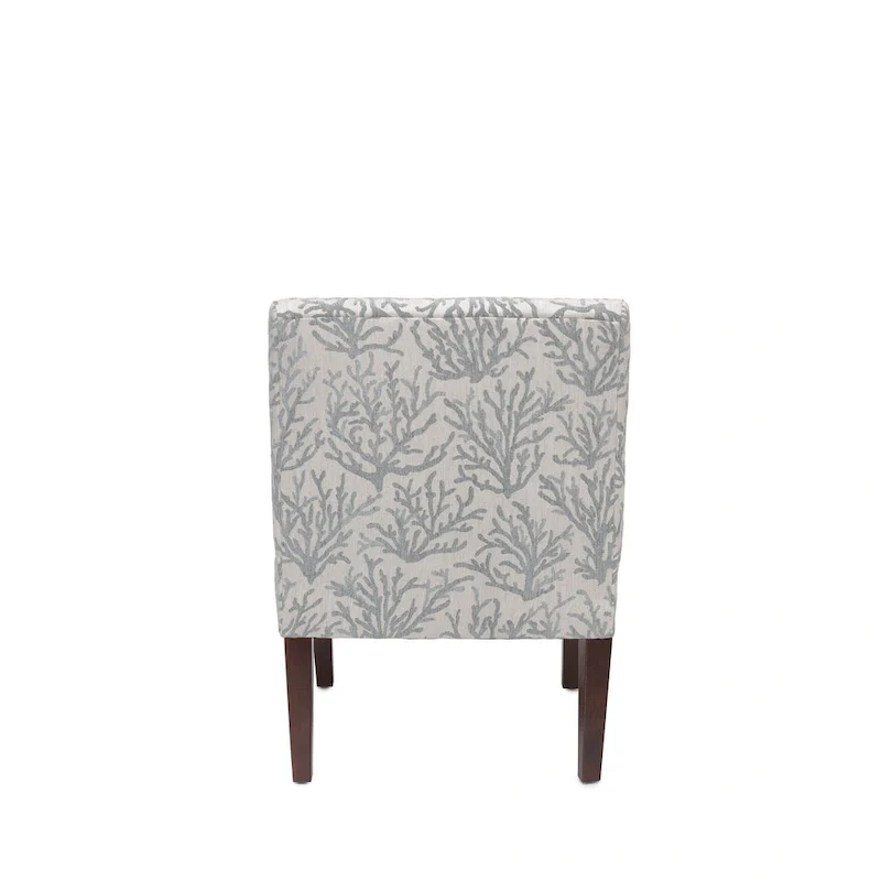 Samantha Transitional Button Tufted Slipper Chair