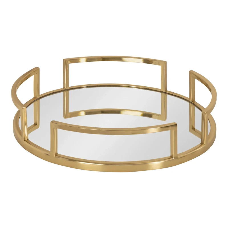 Kate and Laurel Gohana Decorative Metal Tray