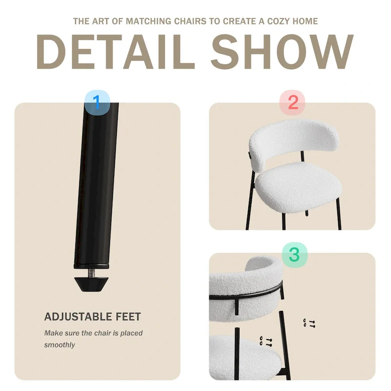 Dining Chairs Set Of 2 With Metal Legs