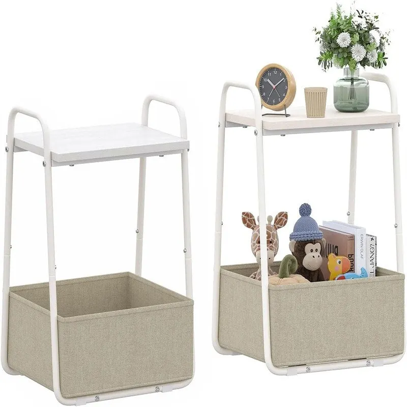 Side Table Set of 2 - 16.93D x 14.57W x 24.02H