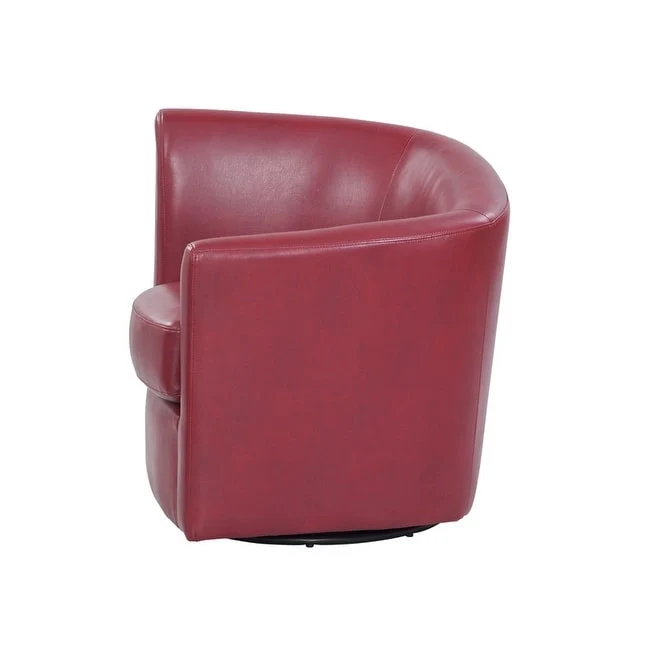 Grafton Soraya 360 Swivel Accent Chair Faux Leather