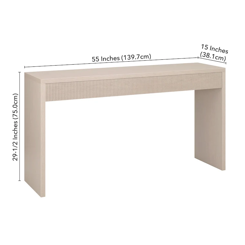 Lawrence 55 Wide Rectangular Console Table - 55 Wide