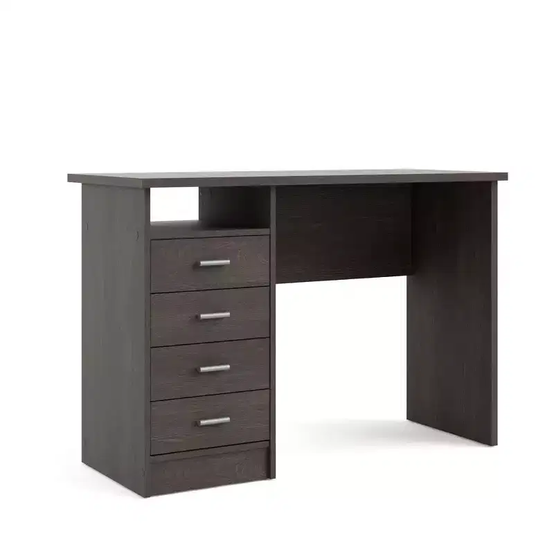 Tvilum, Warner Desk with 4 Drawers, Dark Chocolate