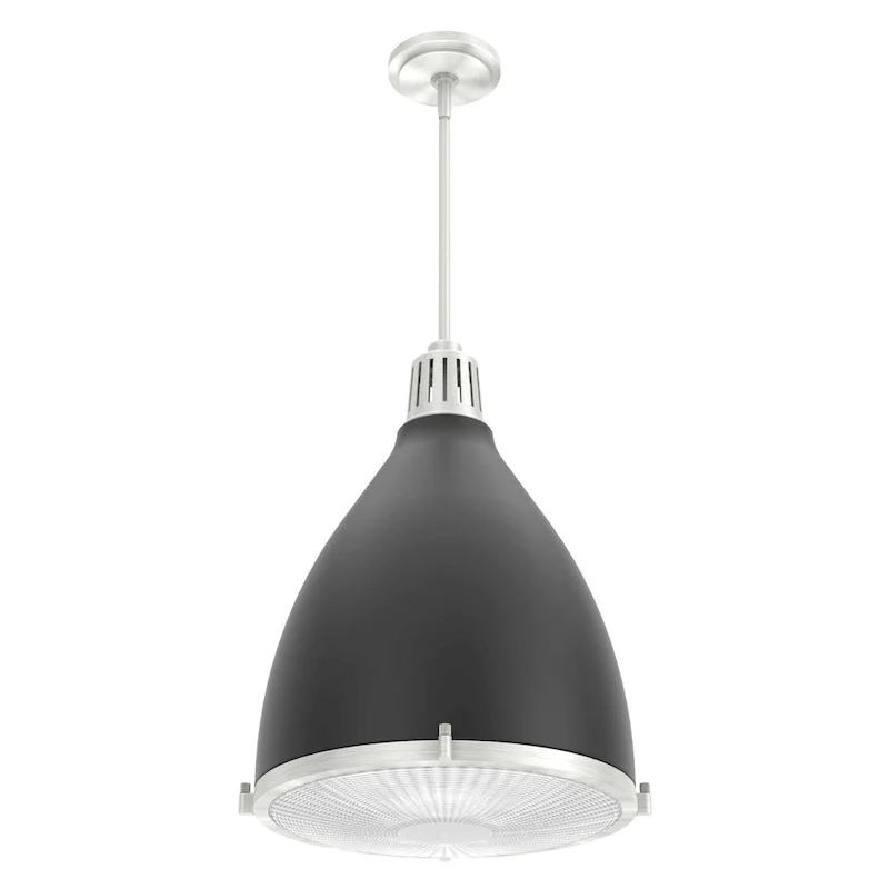 Hunter Bluff View Retro 16  3-Light Pendant - Kitchen Island, Dining Room, Entry - Mid-Century Modern, Industrial, Transitional