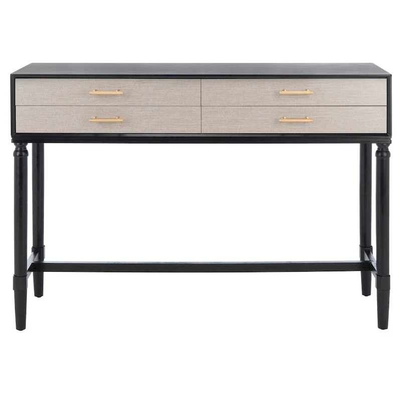 SAFAVIEH Birdella 4-Drawer Console Table - 42 W x 13 L x 29.5 H - 42Wx13Dx30H