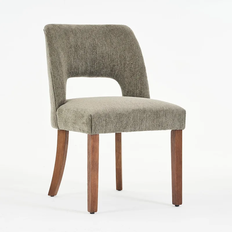 Set of 4 Fabric-upholstered Dining Chairs