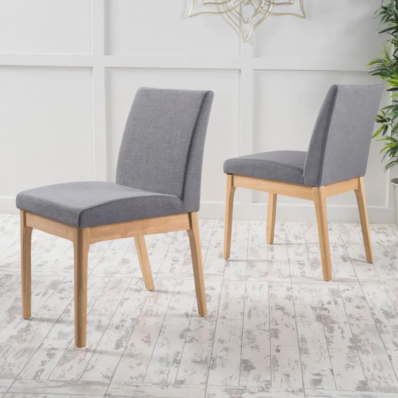 Christopher Knight Home Kwame Upholstered Dining Chairs (Set of 2) - N/A