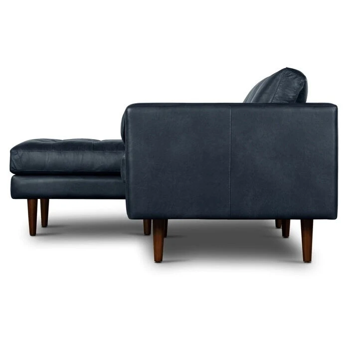 Poly & Bark Napa 104.5  Left Sectional Sofa - Full Grain Genuine Italian Leather