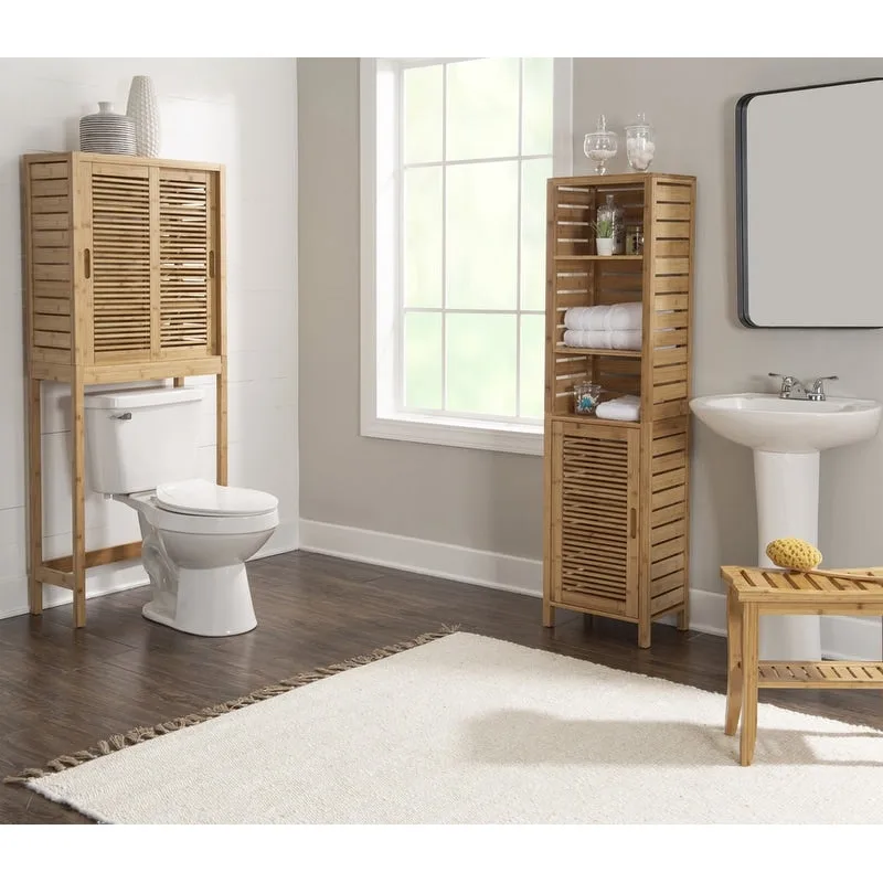 Bracken Bamboo Space Saver Hutch