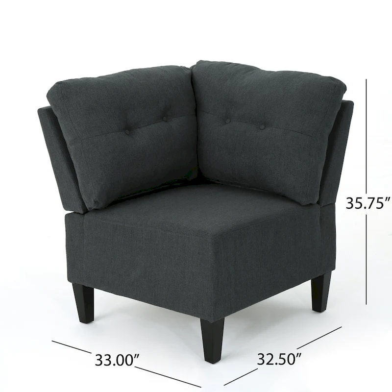 Emmie Mid-century Modern 5-piece Sectional Sofa Set by Christopher Knight Home