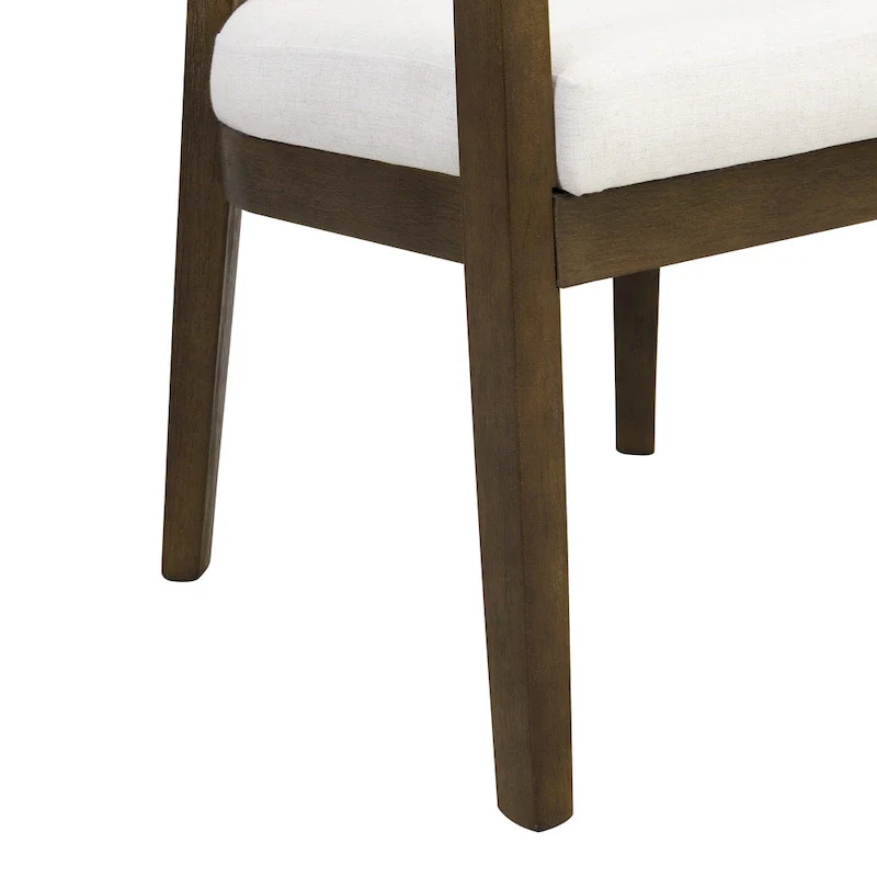 Christopher Knight Home - Carter Modern Dining Armchair Set of 2 with Upholstered Seating and Solid Wood Frame