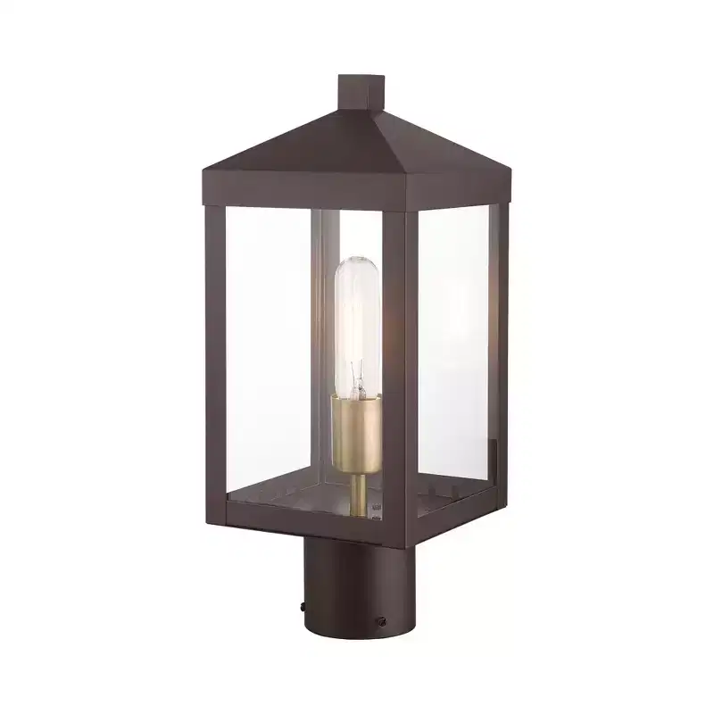 Livex Lighting Nyack 1 - Light Post Light in Bronze