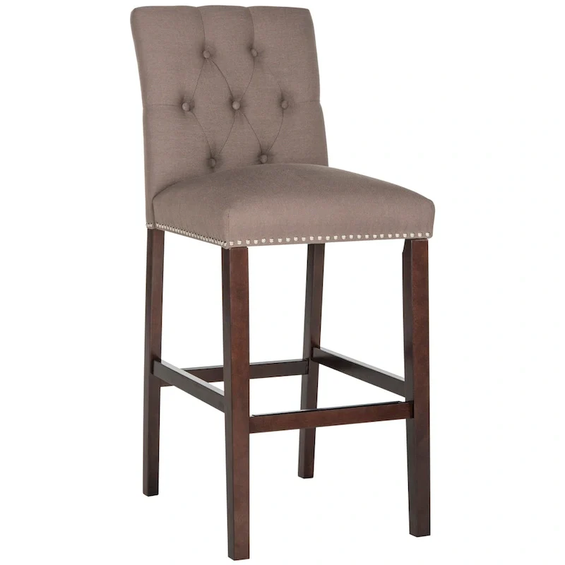 31.5 Inch Tufted Bar Stool Set of 2 (19W x 23D x 44H)