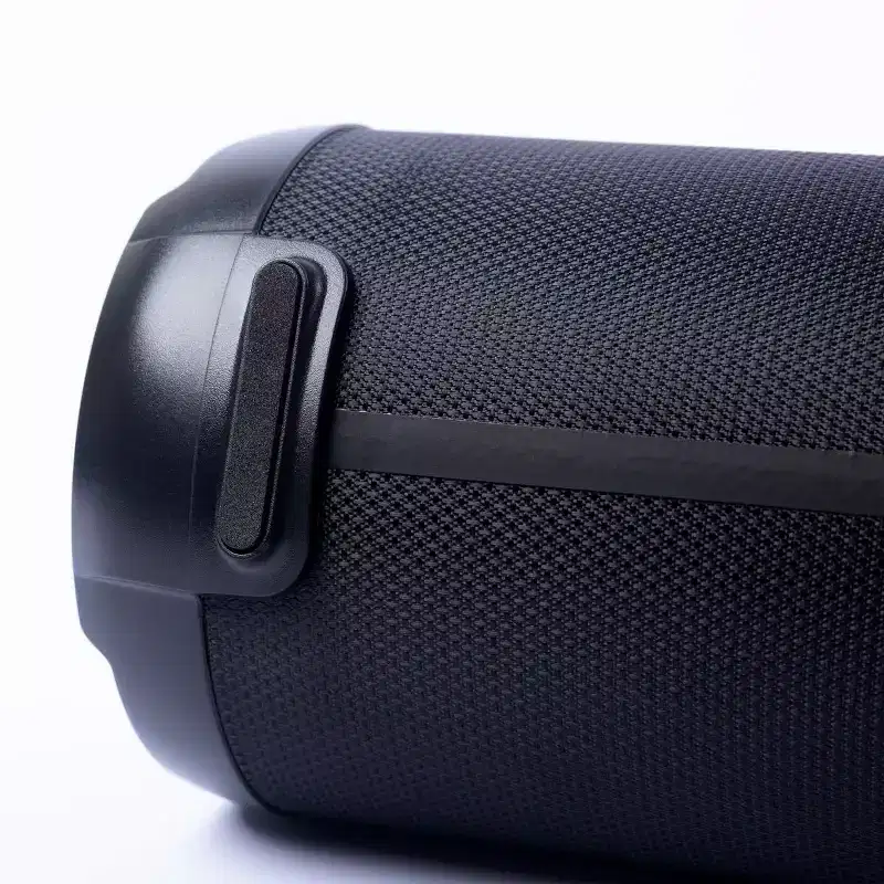 RadioShack Portable Outdoor Speaker 9W In Traditional Rugged Style Black and FM Radio and TWS For Pairing Black