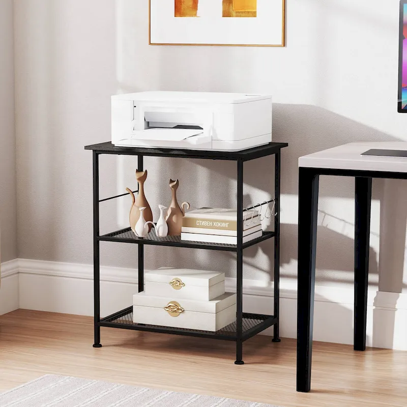 Costway 3-Tier Kitchen Serving Cart Utility Standing Microwave Rack - See Details