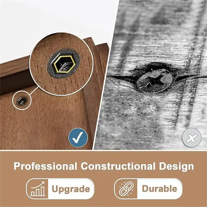 Bench 2-Tier Wood Heavy Duty - 11.81 D x 31.5 W x 16.54 H