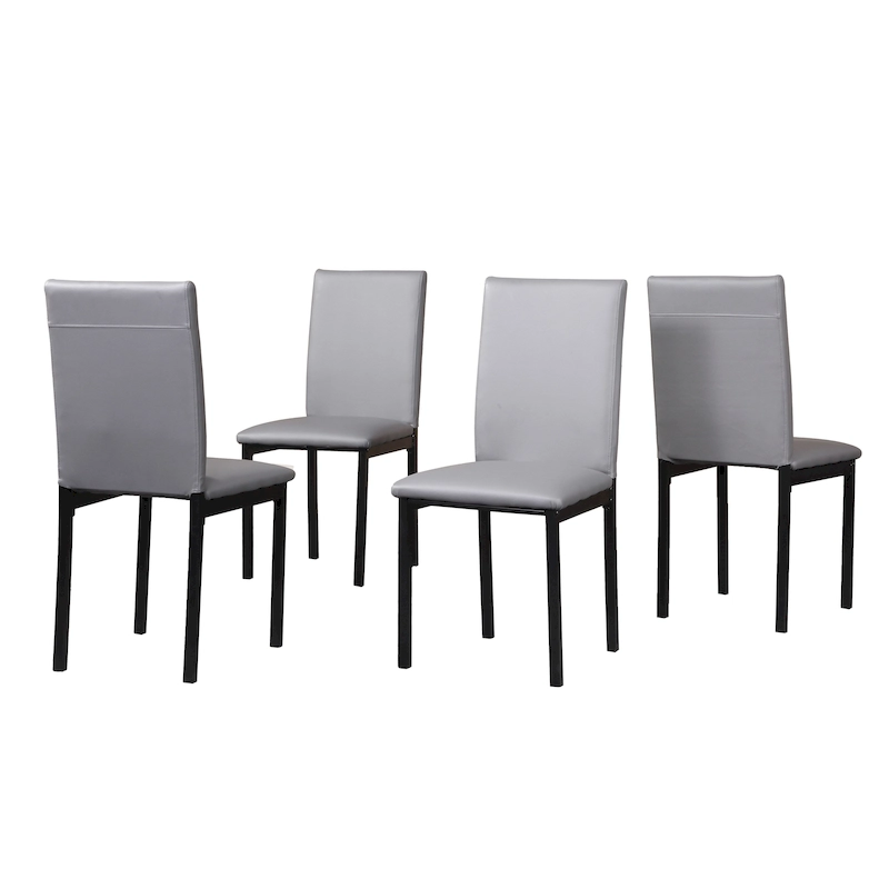 Roundhill Furniture Citico Metal 5-PC Dinette Set