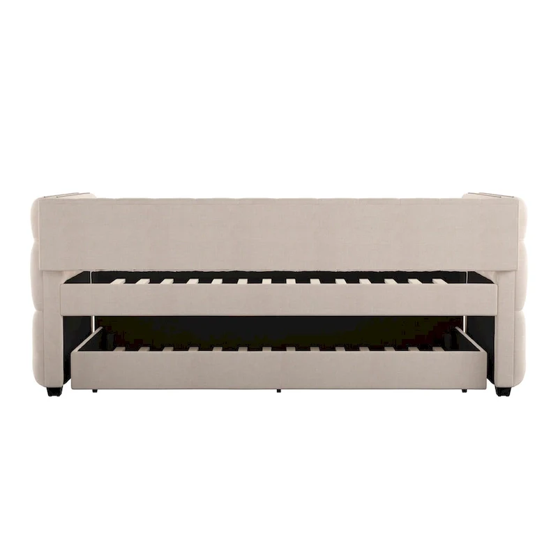 Knightsbridge Twin Tufted Nailhead Daybed by iNSPIRE Q Artisan