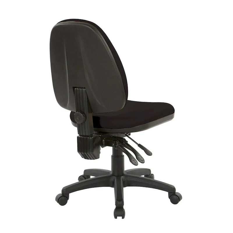 Dual Function Fabricated Ergonomic Office Chair