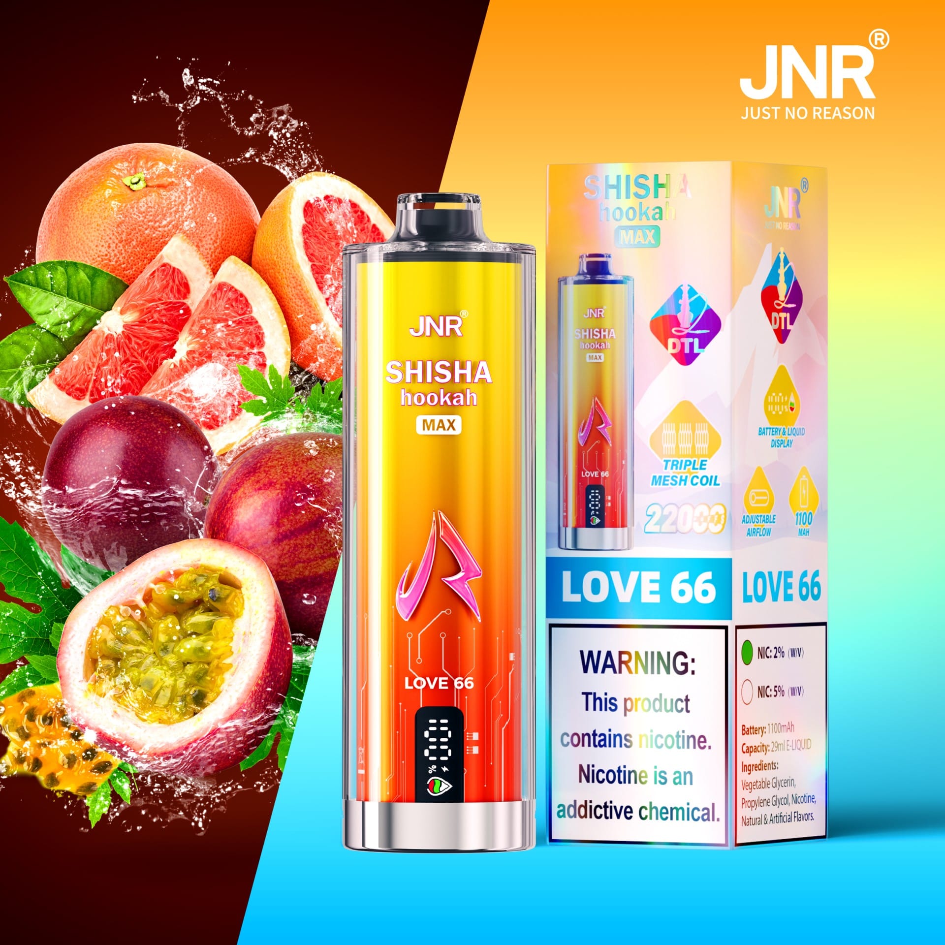 JNR SHISHA MAX 22000