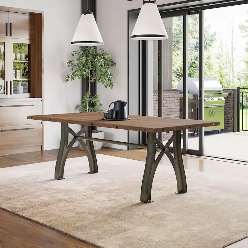 Amisco Sierra Solid Wood Extendable Table