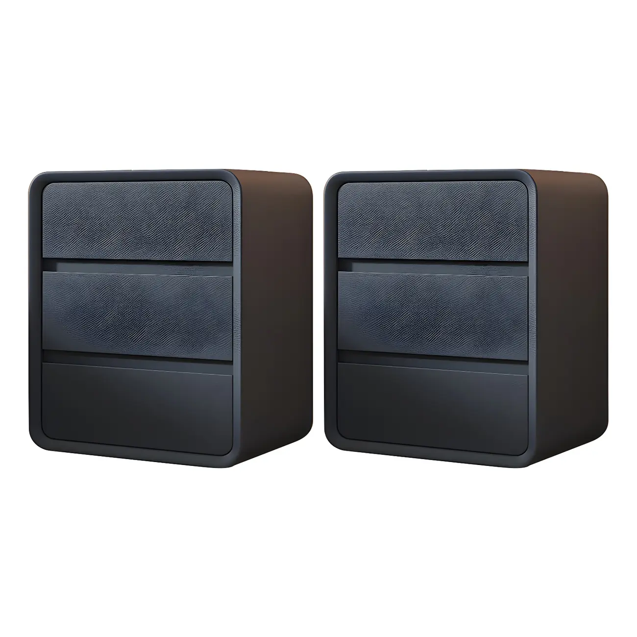 Scandinavian Wood Narrow Bedside Cabinet