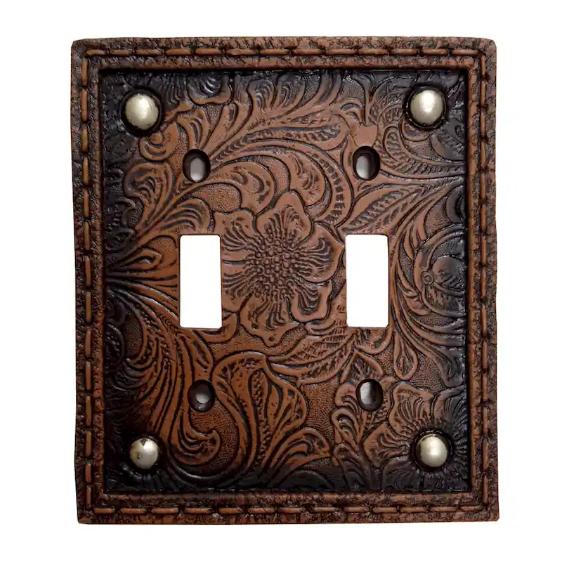 HiEnd Accents Tooled Resin Switchplate W/Stud