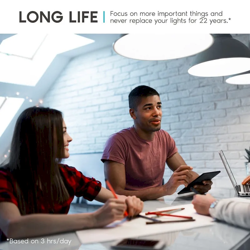 Luxrite A19 LED Light Bulb 60W Equivalent, Dimmable, 800 Lumens, Enclosed Fixture Rated, Energy Star, E26 Base (24 Pack)