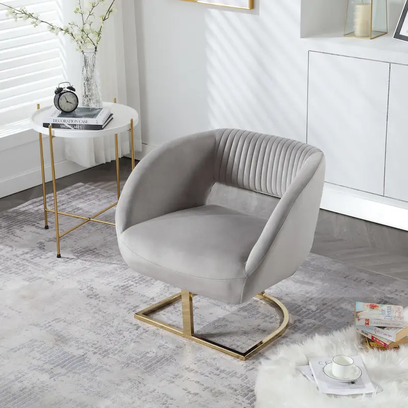 Upholstered Tufted Living Room Chair