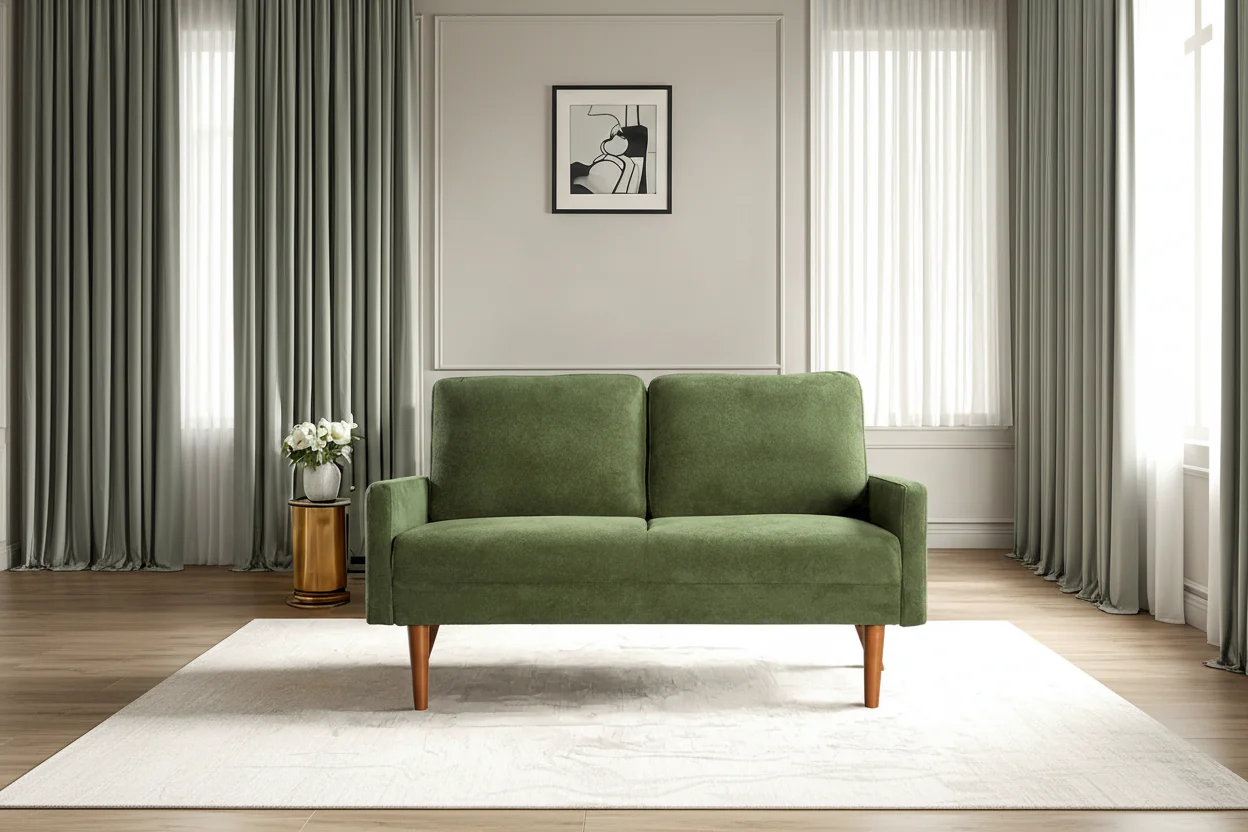 Velvet Loveseat Sofa