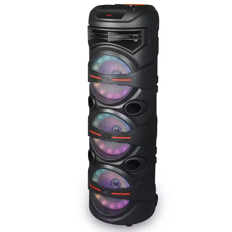 TOPTECH MAX-8, 3x10 Bluetooth Party Speaker with Extra Bass & Disco Lights