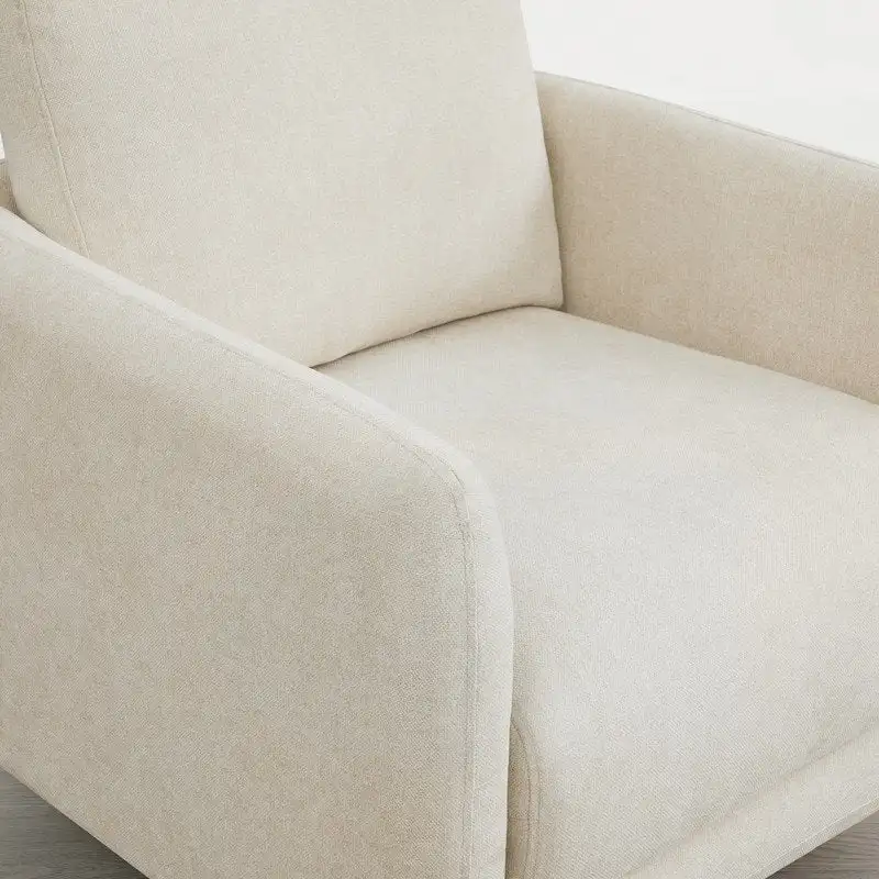 Rebecca Swivel Accent Chair Armchair with Back Cushion