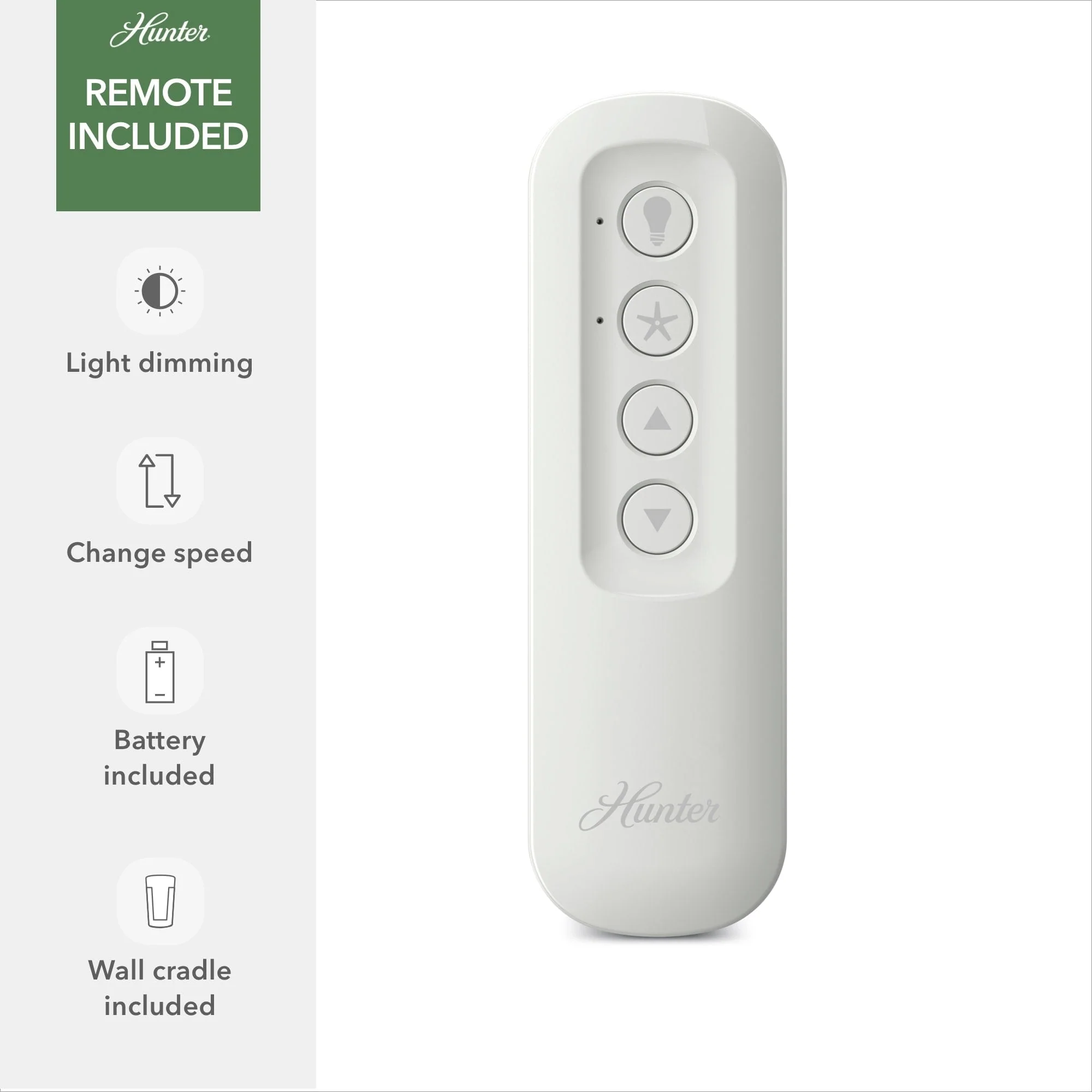 Hunter WiFi Whittington Ceiling Fan with LED Light, Handheld Remote - Windmill - Industrial, Farmhouse, Rustic - SMART FAN!