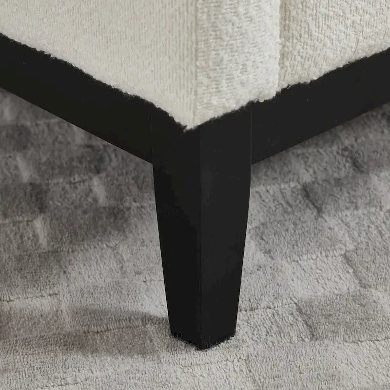 35.4 W Modern Reading Chair,Upholstered Accent Chair with Pillows and Wood Legs