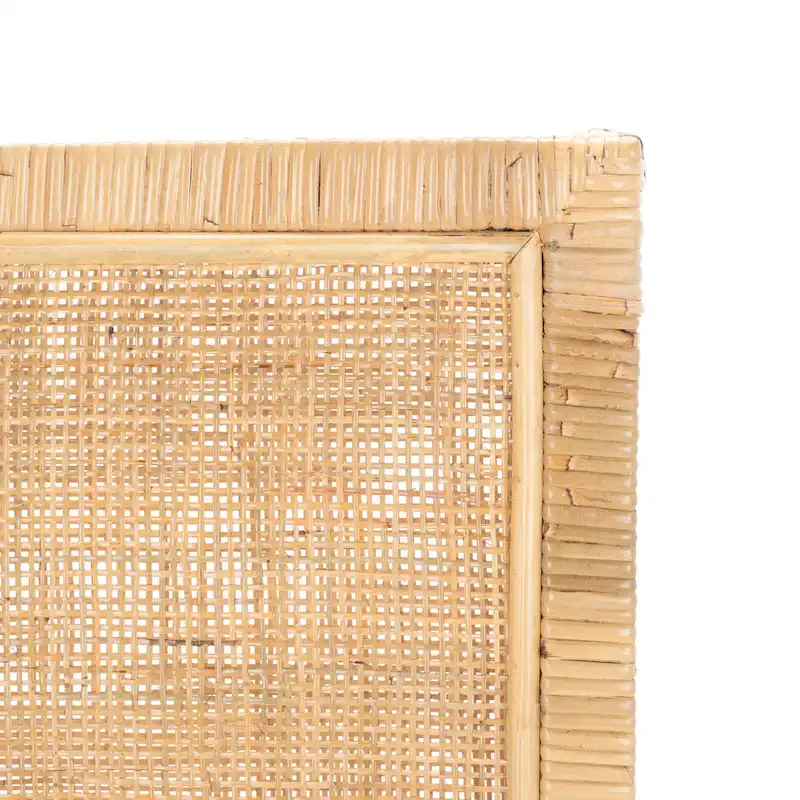 SAFAVIEH Jessye Cane Dining Room Chair with Cushion (Set of 2) - 21.7 W x 18.1 L x 38.6 H - 22W x 18D x 39H