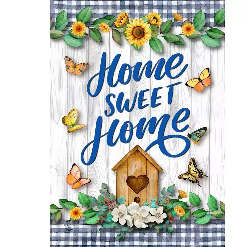 Briarwood Lane Spring Garden Flag 12x18 For Outdoor Country Home Swet Home For Spring Garden Flag Flags For Outside
