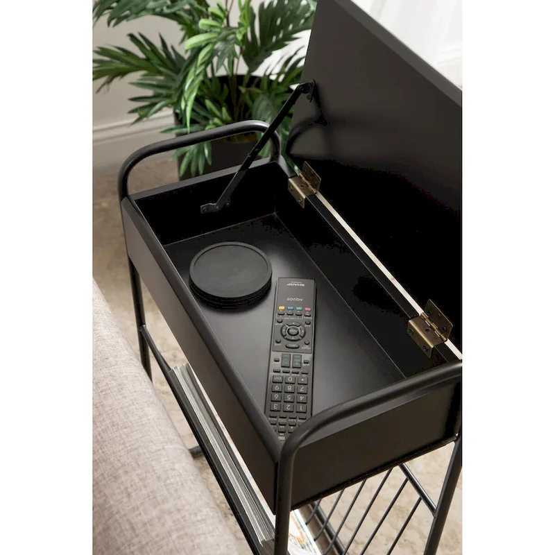 Kate and Laurel Kura Narrow Side Table - 19x9x26