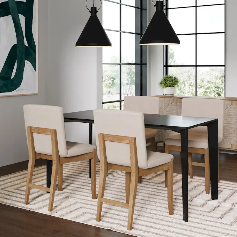Gracie Modern Dining Chair, Upholstered Accent Dining Chair