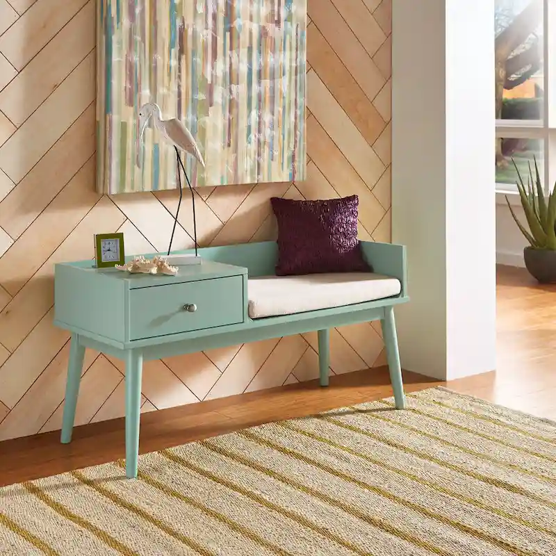 Niklas 1-drawer Cushioned Entryway Bench iNSPIRE Q Modern