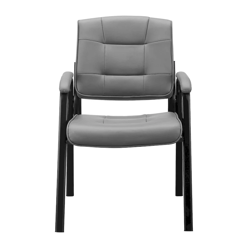 Premium Leather Executive Office Chairs with Padded Armrest