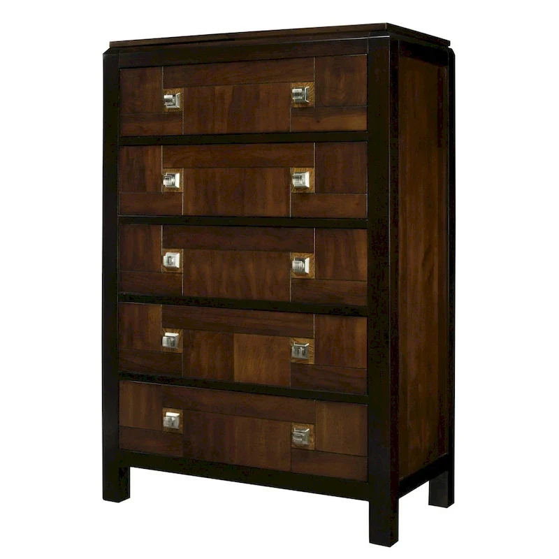 Furniture of America Sigh Rustic Walnut Solid Wood 3-piece Bedroom Set