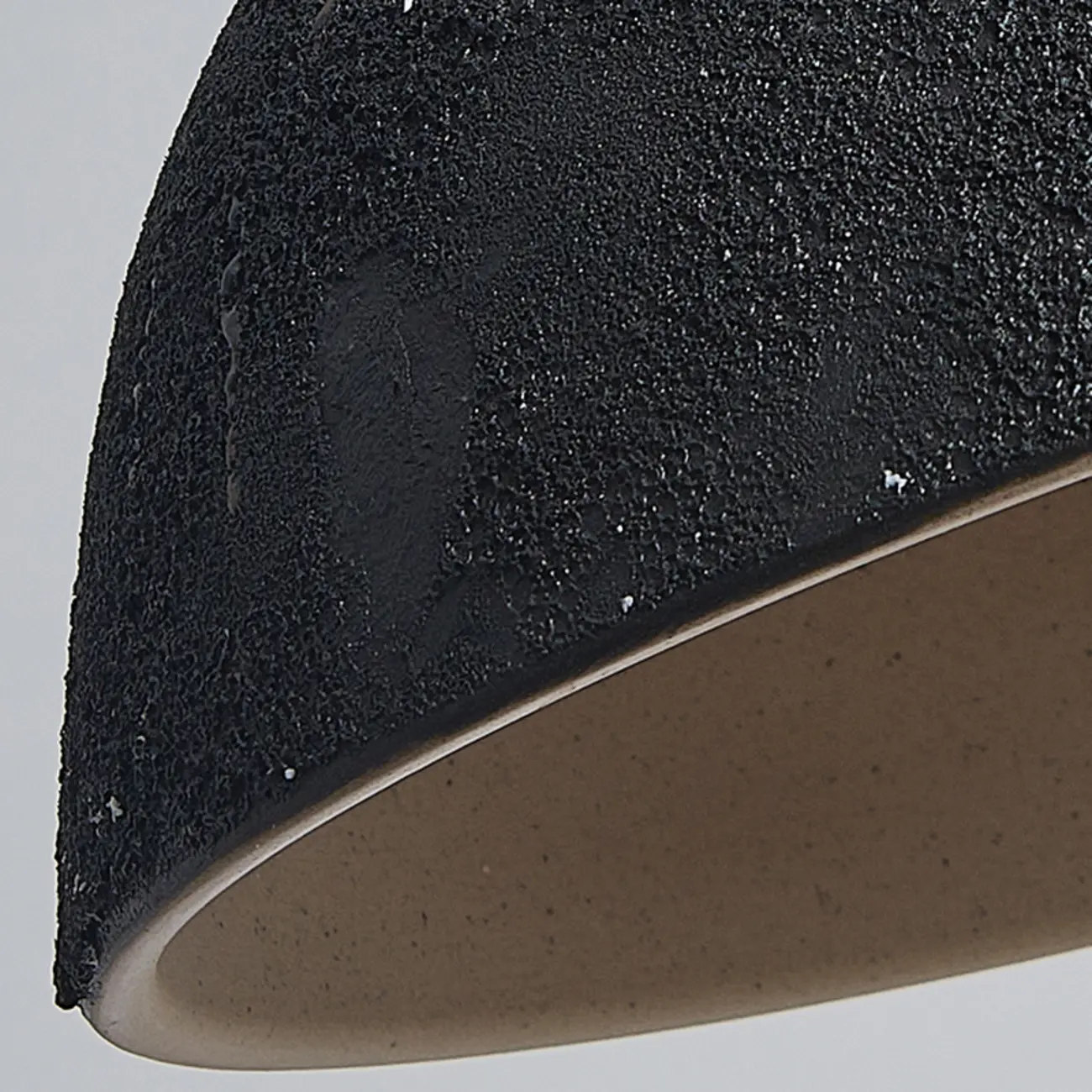 Modern Ceramic Black Bowl Kitchen Pendant Light