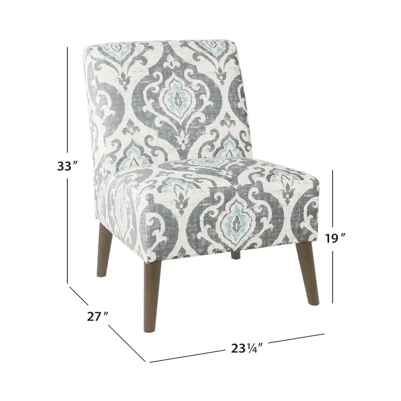 HomePop Modern Armless Dining Accent Chair
