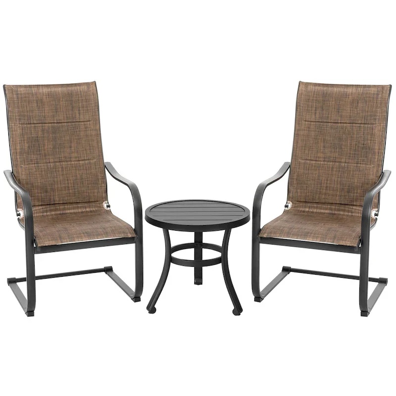 Outdoor Textilene Dining Set with 1.57 Umbrella Hole
