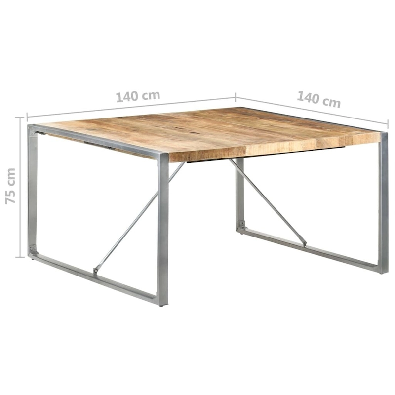 vidaXL Dining Table Kitchen Table Home Dining Room Breakfast Dinner Table