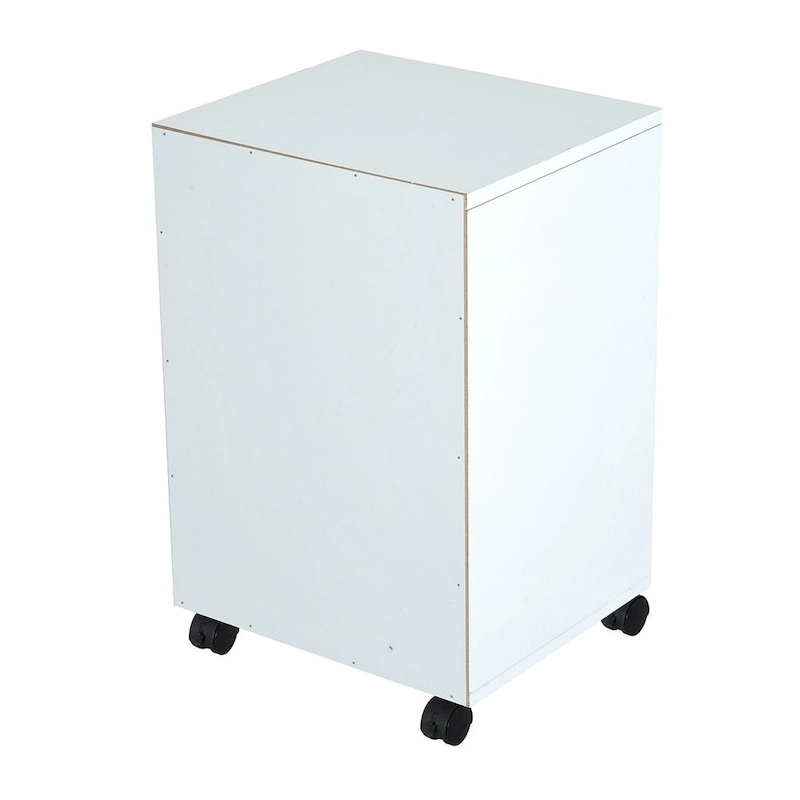 HOMCOM 24 Mobile Printer Cart with 2 Drawers, White