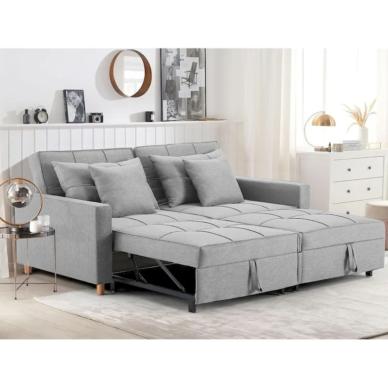 Double Sleeper Chair Bed with Adjustable Backrest