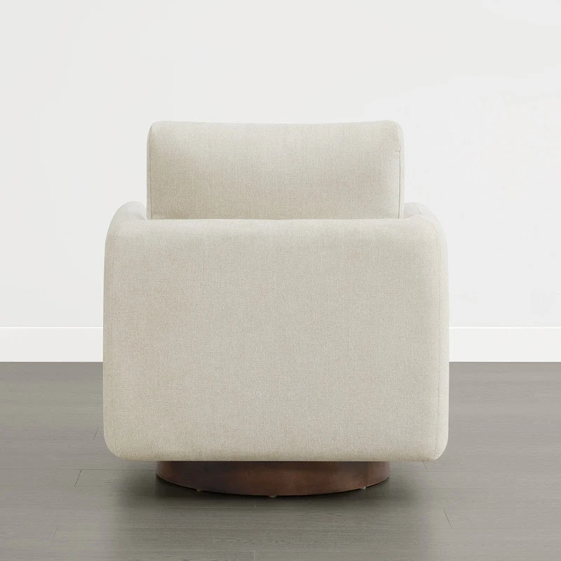 Rebecca Swivel Accent Chair Armchair with Back Cushion