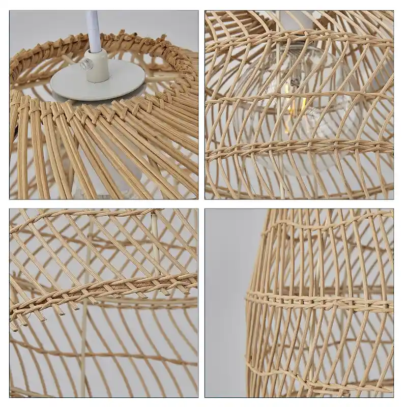 17 inch bamboo cage shape pendant