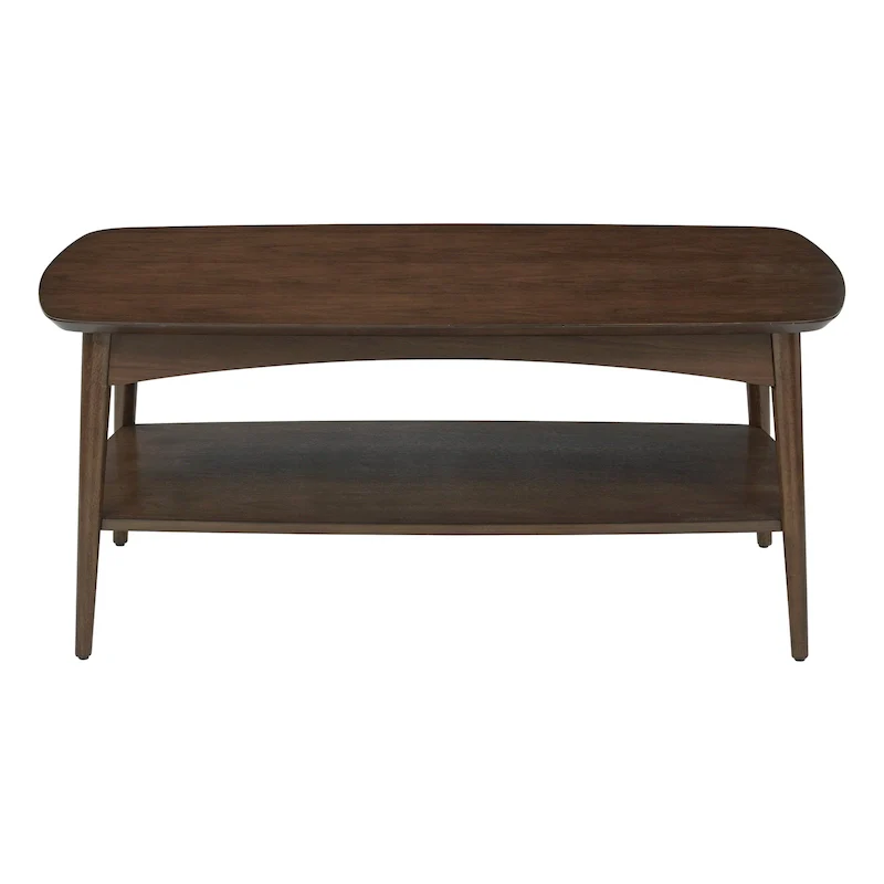 Mid Century Copenhagen Coffee Table in Walnut Finish